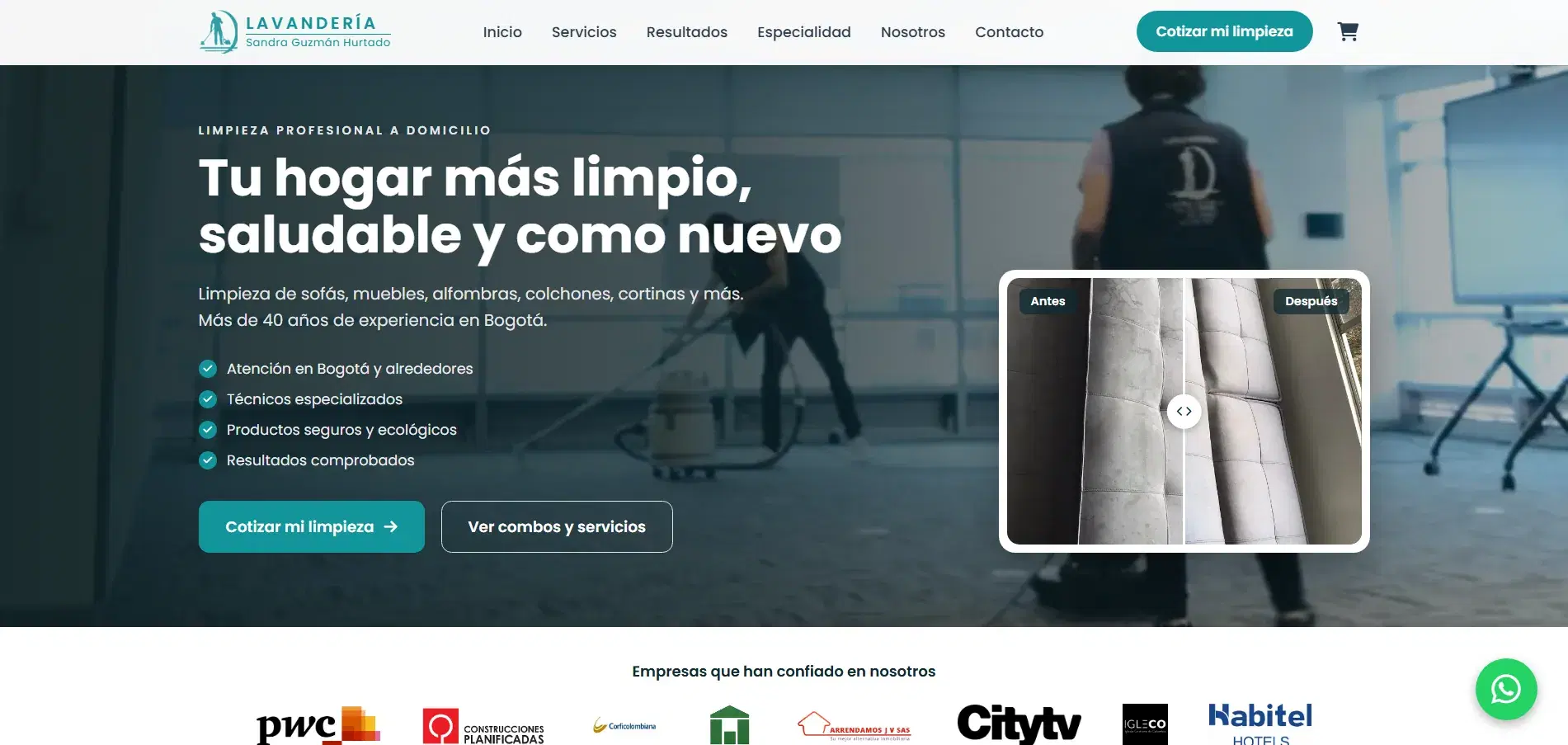 Lavandería Sandra Guzmán project